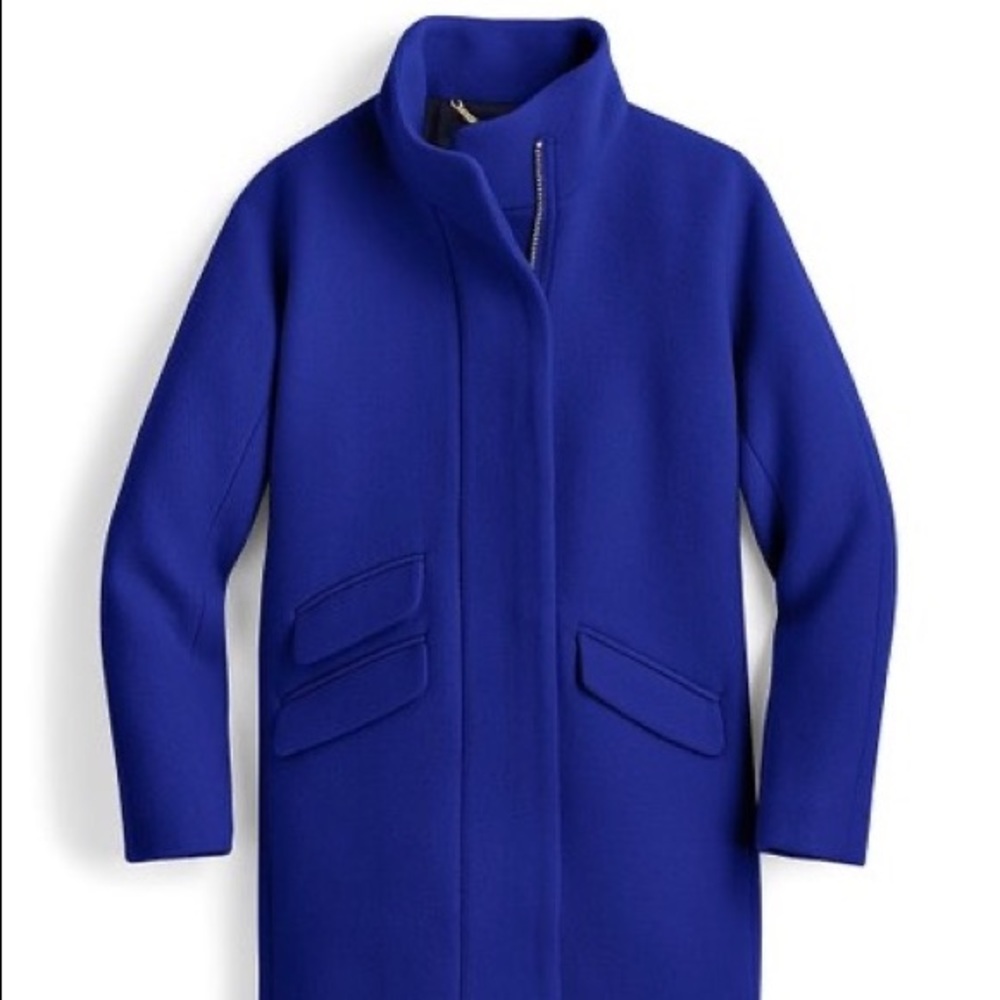 EUC J. Crew Stadium Cloth Wool Cocoon Coat 00